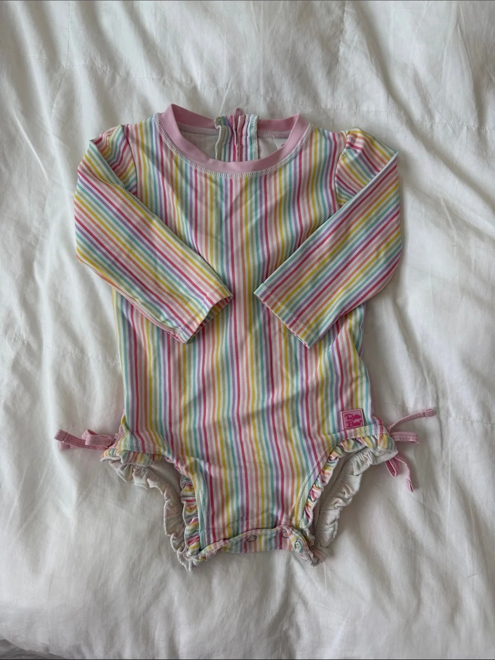 Ruffle Butts long sleeve swim size 18-24 months